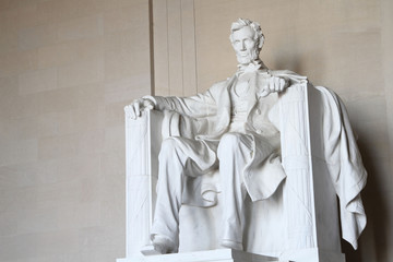 Abraham Lincoln Stsatue in Washington DC