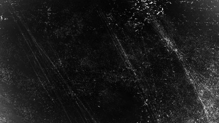 Vintage scratched grunge on isolated background for copyspace. Old film effect overlays. Stock illustration.