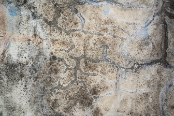 old cracked unclean concrete wall background