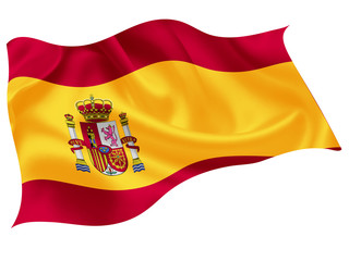 Fototapeta スペイン　 国旗　世界　アイコン obraz
