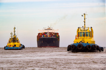 ship in port