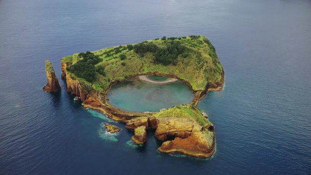Islet of Vila Franca do Campo at Sao Miguel Island, Azores
