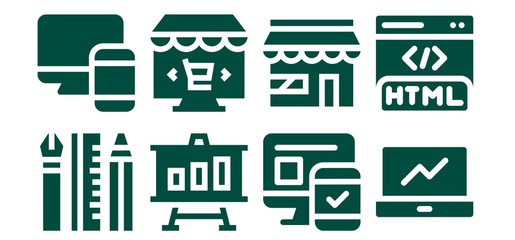 optimization icon set