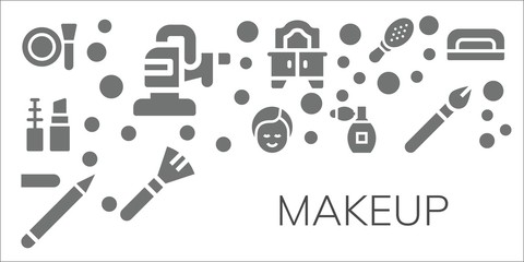 makeup icon set