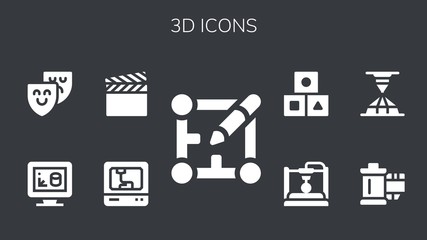 3d icon set