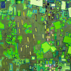 Oil painting, abstract drawing, handmade