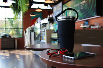 Cloth bag for keeping iced coffee cups