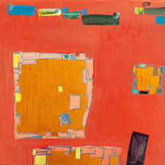 Oil painting, abstract drawing, handmade