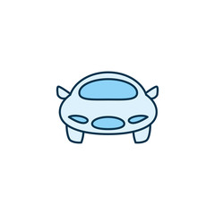 Isolated car vehicle line style icon vector design