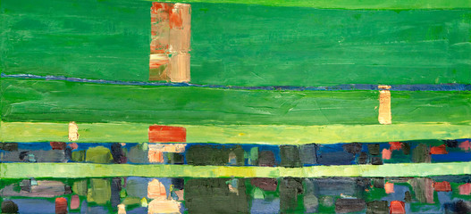 Oil painting, abstract drawing, handmade