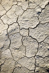 Drought land concept
