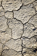 Drought land concept