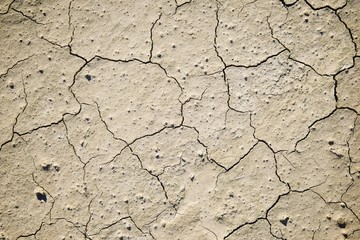 Drought land concept