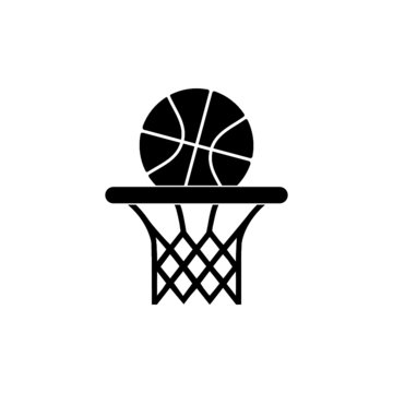 Basketball icon isolated on white background. Basketball icon simple sign