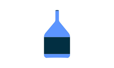 Whiskey bottle icon for alcohol and spirits illustrations