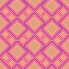 Retro pattern fabric. Vector geometric wallpaper. Interior design. Fashion concept. Tiled ornament.