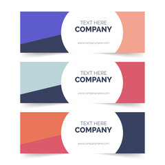 Banner design set. Abstract poster,  vector, header, gift voucher. Facebook cover