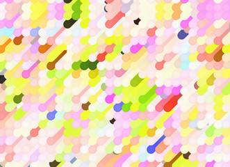 many colored and bright tubes in the section