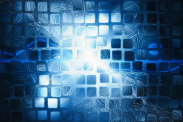 white flash through transparent windows wall abstract background