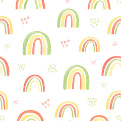 abstract background with rainbow