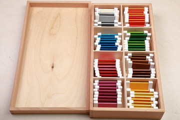 Montessori materials for teaching children