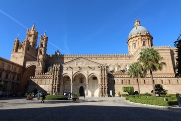 Fototapeta na wymiar Italy Sicily Province of Palermo Palermo Cathedral