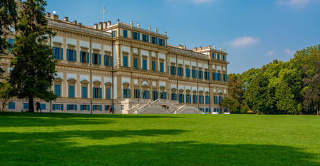 Royal Villa of Monza (Villa Reale), Milano, Italy. The Villa Reale was built between 1777 and 1780...