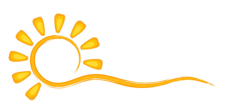 Symbol of the bright summer sun.