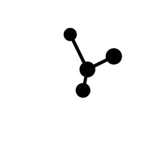Molecule vector illustration design
