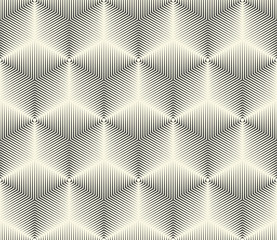 Seamless Cube Background. Monochrome Halftone Pattern