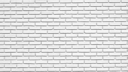 Fototapeta na wymiar Brick wall pattern backdrop.Abstract white brick wall decoration.Seamless white brick wall interior in modern building