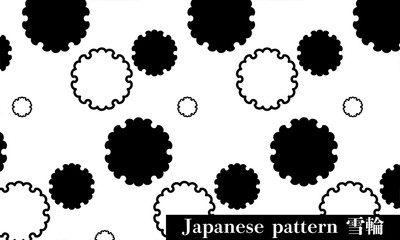和文様 雪輪