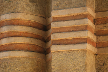 Real lines as wall decoration