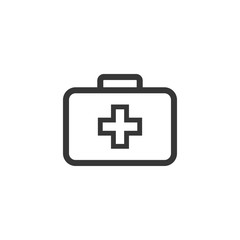 First Aid Kit Icon Vector Illustration
