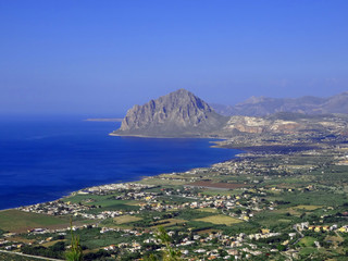 Fototapeta na wymiar Paysage de Sicile