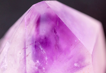 Bright Texture from Natural Amethyst, Purple the Healing Stone