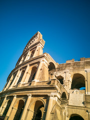 Fototapeta premium Image of the Colosseum, rome's beautiful landscape