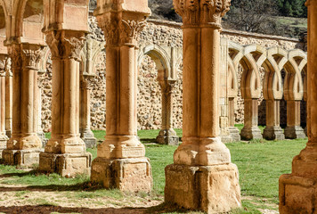 Fototapeta premium san juan de duero cloister, soria,spain