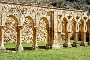 san juan de duero cloister, soria,spain