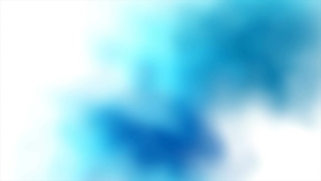 Bright blue liquid flowing smoke abstract motion design. Video animation Ultra HD 4K 3840x2160