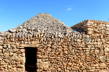 typical stone construction of mallorca