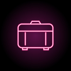 Baggage icon. Simple thin line, outline vector of web icons for ui and ux, website or mobile application