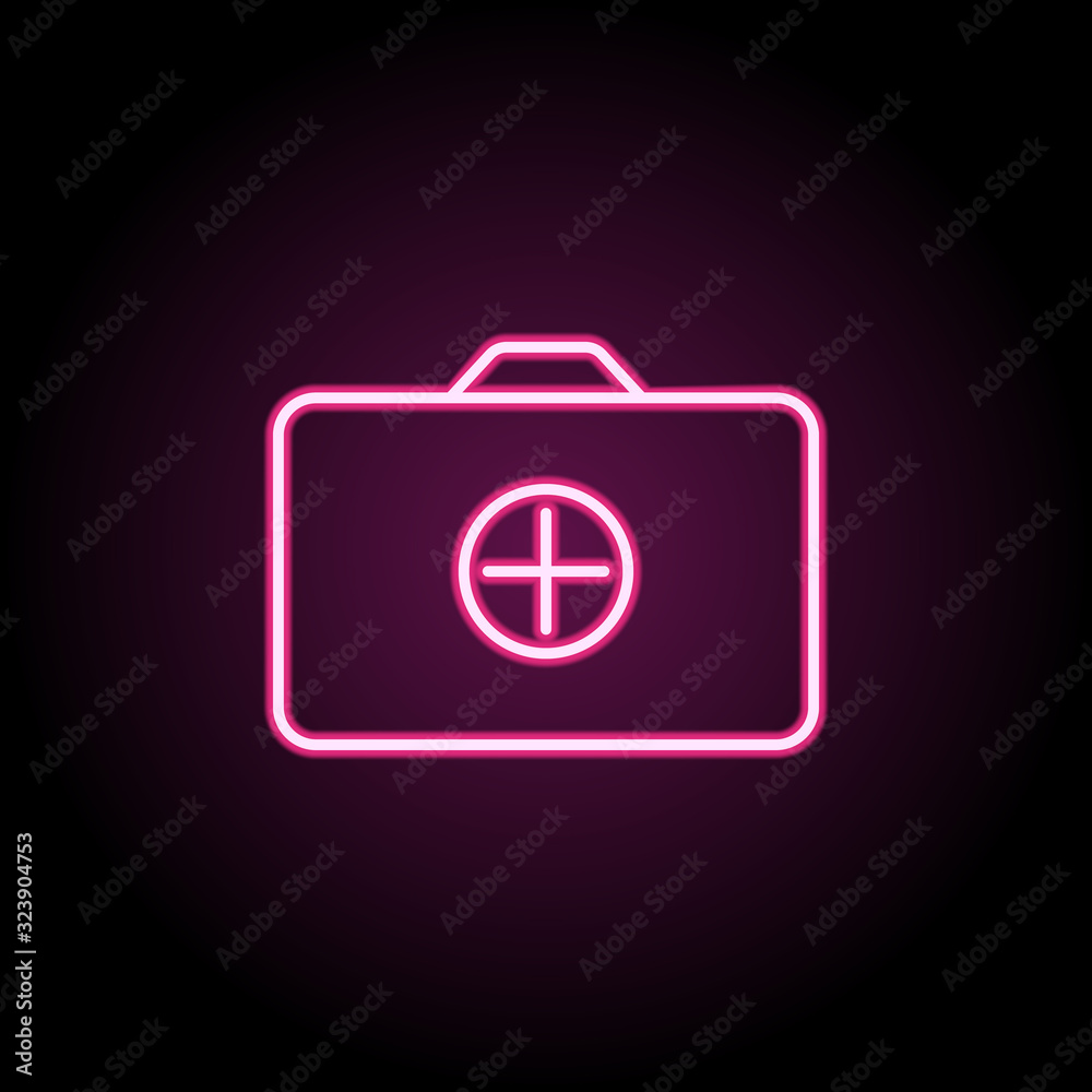 Poster key icon. simple thin line, outline vector of web icons for ui and ux, website or mobile application