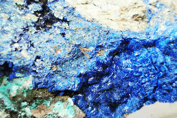 blue azurite mineral texture