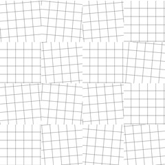 Black snd white abstract plaid seamless pattern