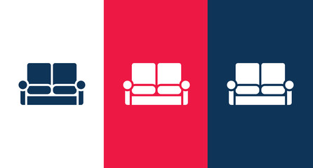 Sofa icon for web and mobile