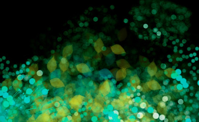 Abstract background with bokeh and lights illustration