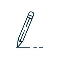 Isolated pencil line style icon vector design