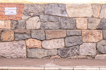 Ancient masonry walls. close-up . vintage. background