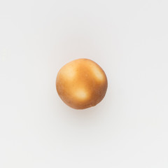Smoked salted dry kurt with pepper. National sour milk product of Central Asia